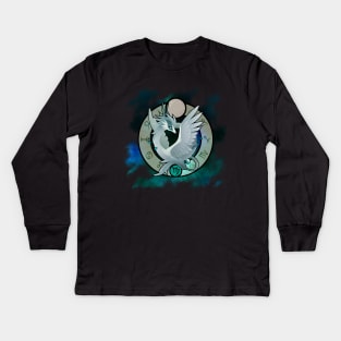 Zodiac Dragons: Virgo Kids Long Sleeve T-Shirt